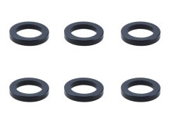 SGX-110BK　M4アルミカラーφ6x4x1.0t　6pcs　ブラック