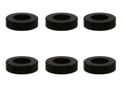 SGX-915BK　M3アルミカラー　φ5.5x3x1.5t　6pcs　ブラック