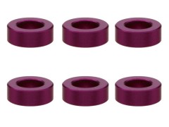 SGX-920P　M3アルミカラー　φ5.5x3x2.0t　6pcs　パープル