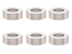 SGX-920S　M3アルミカラー　φ5.5x3x2.0t　6pcs　シルバー