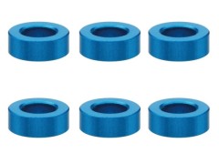 SGX-920TB　M3アルミカラー　φ5.5x3x2.0t　6pcs　ライトブルー