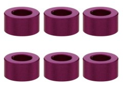 SGX-930P　M3アルミカラー　φ5.5x3x3.0t　6pcs　パープル