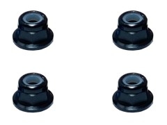 SGX-03FBK　アルミフランジナイロンナット　M3　ブラック　4pcs