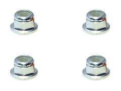SGX-03FS　アルミフランジナイロンナット　M3　シルバー　4pcs