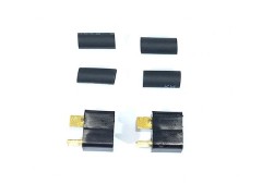 SGC-125F　T型 2Pコネクター（メス/2個入）黒