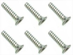 STP-314　チタンヘックス皿タッピングビス　3×14　6本入
