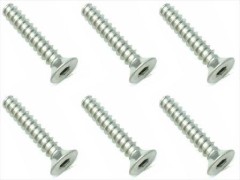 STP-316　チタンヘックス皿タッピングビス　3×16　6本入