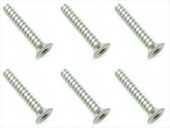 STP-318　チタンヘックス皿タッピングビス　3×18　6本入