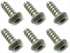 NTP-308　チタンヘックスボタンタッピングビス　3×8　6本入