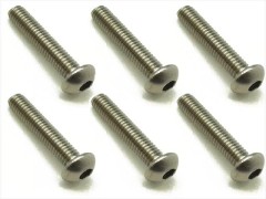 NTR-315　チタンヘックスボタンビス　3×15　6本入
