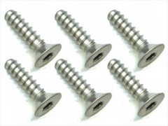 STP-415　チタンヘックス皿タッピングビス　4×15　6本入