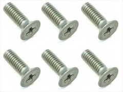 SGT-268　チタン皿ビス　2.6×8 　6本入　プラス頭