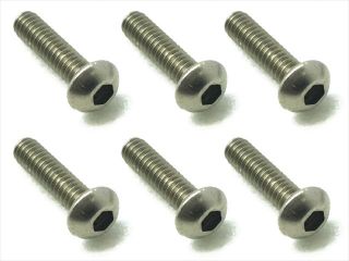 NTR-208　チタンヘックスボタンビス　2×8　6本入