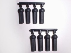TGE-205L　ストロングロッドエンドL ダークグレイ 8pcs　21.6mm