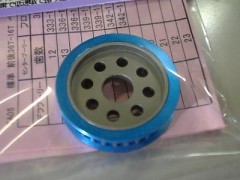 STA-331　アルミデフプーリー31T ブルー タミヤTA05&ドリコンSP用