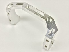 SGW-7S　一体型アルミサーボステー(シルバー) タミヤGF-01用