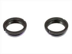 TGE-114ABK　ダンパースプリングアジャスター (タミヤSSBBダンパー用) ブラック 2個入