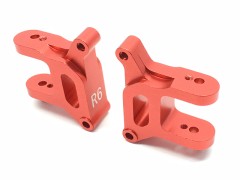 SWR-136R　一体型フロントハブキャリア　キャスター角6度　WR-02用(レッド)