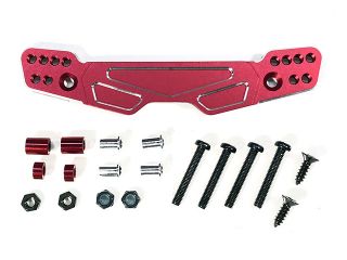 SGW-303R　タミヤG6-01用アルミフロントダンパーステー(レッド)