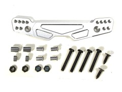 SGW-303S　タミヤG6-01用アルミフロントダンパーステー(シルバー)