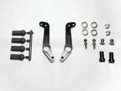 STD-217BK　アルミステアリングワイパーセット（ブラック)　タミヤTT-02用