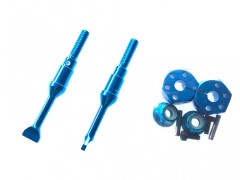 STW-50SB　六角ハブ(8mm幅)付リヤドライブシャフト(ブルー) ダンシングライダー用