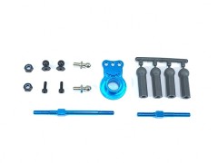 SHT-22SB　アルミサーボセイバーセット（タミヤホーネット/グラスホッパー用)ブルー