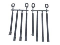 TGX-125　タミヤツーリングカー用ボディマウント フロント3set/リヤ1set