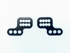 SGX-77BK　4mmピッチステー オフセット2(ブラック) ドリフト汎用