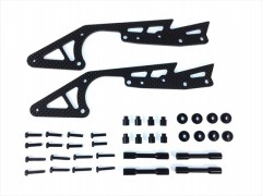 SWR-110BK2　カーボンロングサブシャーシ (タミヤ ワイルドウイリー2用)ブラック