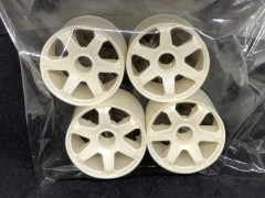 SDD-03WS　ファイバーレスフロントホイール(ホワイト)S-FLEX　4個入