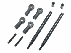 CCR-50SBK　ロアリンクセット 58mm(S) ブラック CCR-50スペア,クローラー汎用