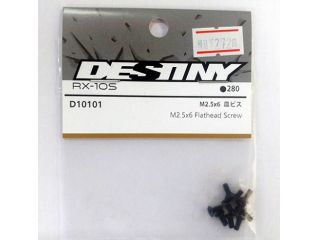 D10101　M2.5x6　皿ビス　RX-10S