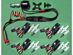 43332　パワーユニット&サーボセット(S1233サーボ4個付き) トッポ等用