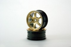 VZH008GL　ホイール(6本スポーク/ゴールド/24mm/2Pcs) (処分特価)