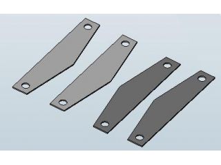 FMW608　カーボンフロントアッパーマウントプレート（0.5 1.0mm M）(処分特価)
