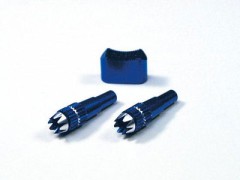 京商　A0751FS-01BL　アルミスティック＆スイッチキャップセット(ブルー)