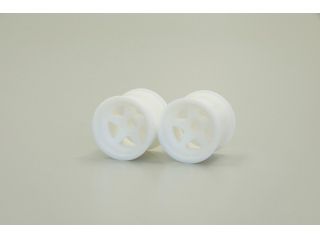 KFH001W　フロントホイール(5本スポーク/2pcs/ホワイト/KF01) (処分特価)