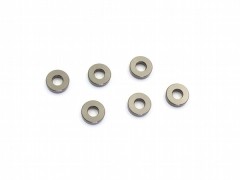 W0144GM　アルミカラー (3x7x2mm/ガンメタリック/6pcs)