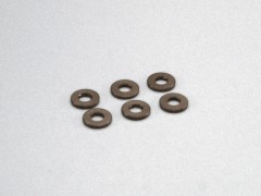W0145GM　アルミカラー (3x7x1mm/ガンメタリック/6pcs)