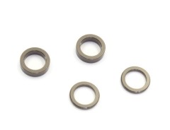 W0149GM　アルミカラー (5x7x1mm/2mm/ガンメタリック/2pcs)