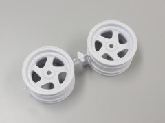 OTH244W　5スポークホイール43mm (ホワイト/2入/オプティマ)