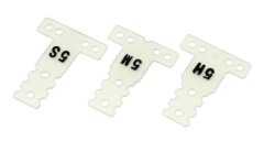 MZW437　FRPリヤサスプレートセット (0.5/MR03MM/LM/MM2用)