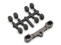 LA389　ワイドアルミフロントサスホルダー(FF/ガンメタリック/ZX7)