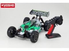 34108T1　1/8 ブラシレスパワード 4WD レーシングバギー インファーノ NEO 3.0 VE カラータイプ1 グリーン KT-231P+付 レディセット