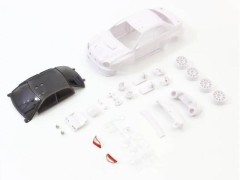 (B) MZN200　スバル インプレッサ WRC 2002 ホワイトボディセット未塗装ホイル付