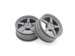 FAH705GY　5スポーク レーシングホイル(グレー/2本入)