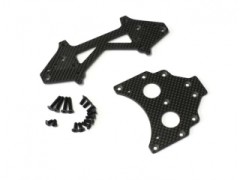 SCW022B　ロングホイールベースリヤプレートセット(273mm/カーボン)