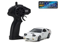 【通信販売限定 セール①】京商EGG　66602L　First MINI-Z 頭文字D マツダ サバンナ RX-7 FC3S　(ライト点灯モデル)