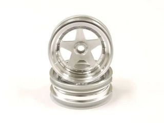 SCH005SCB　2.2インチ用フロントホイール(2/サテンクローム/スコーピオン 2014)